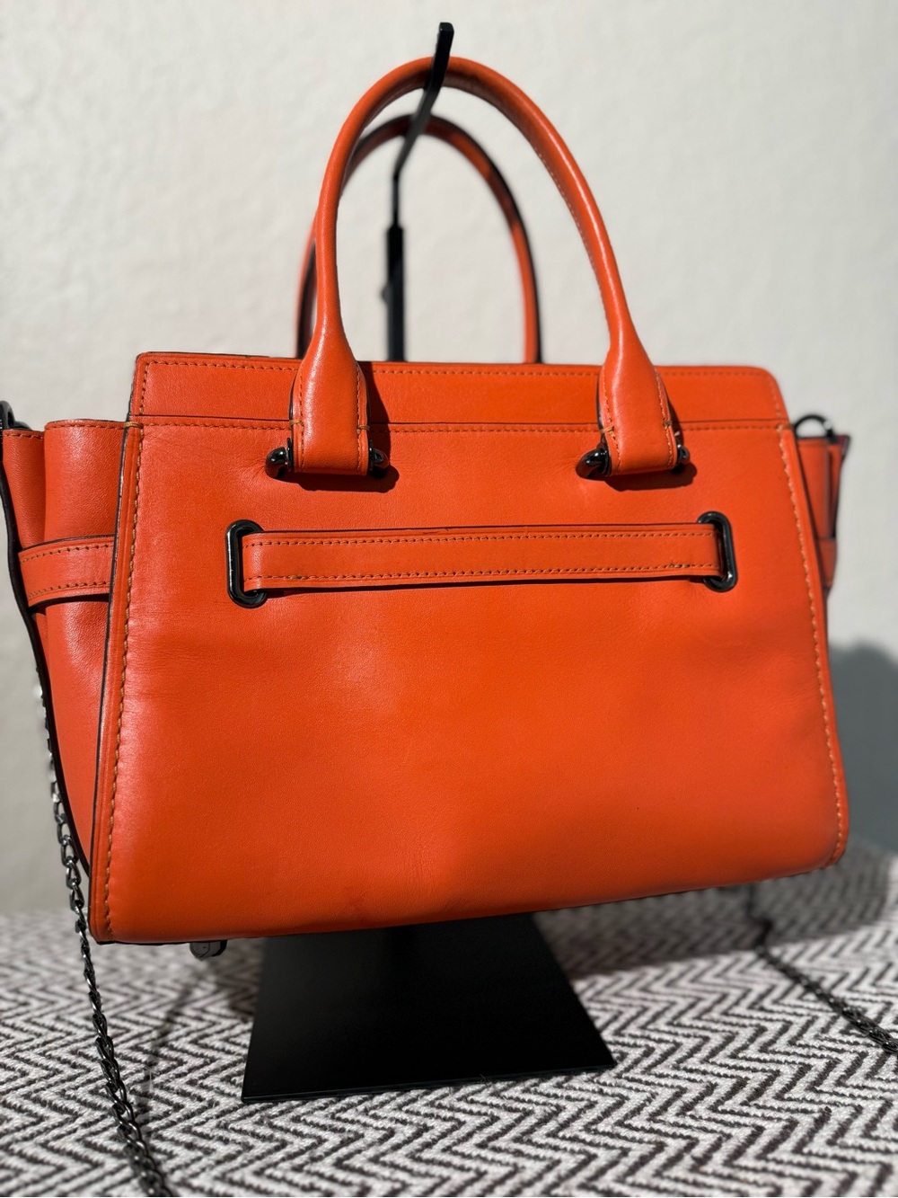 Coach Swagger 27 Mandarin Glovetanned Leather Satchel 12111 - 2017 - Picture 13 of 13